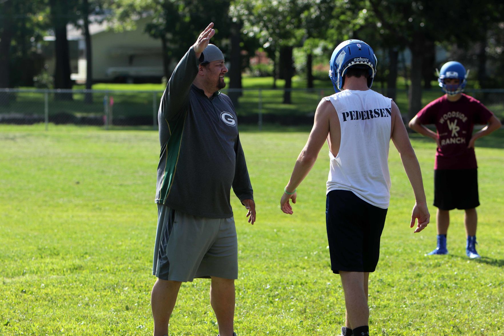 New Lisbon Football Practice
